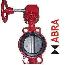 Затвор поворотный межфланцевый ABRA-BUV-VF866D300G Ду300 Ру16 с редуктором